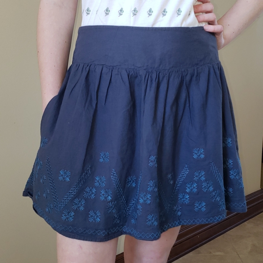 Fossil blue skirt